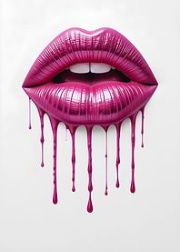 Dripping Pink Lips