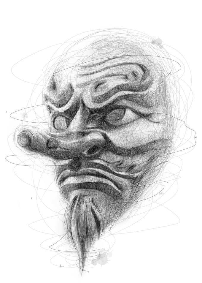 Japanese Demon Mask
