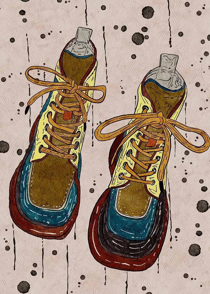 Colorful Boots Illustration