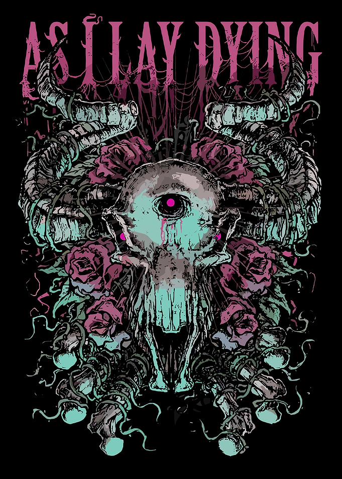 As I Lay Dying Skull Artwork