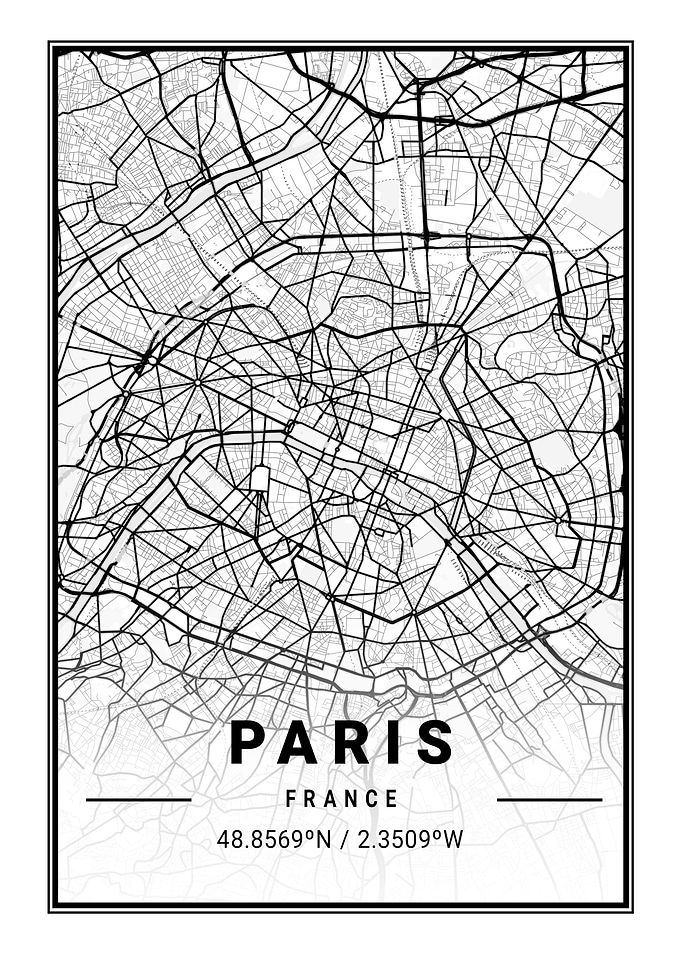 Paris City Map