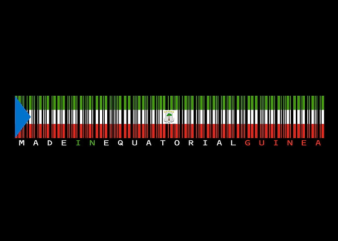 Equatorial Guinea Barcode Flag