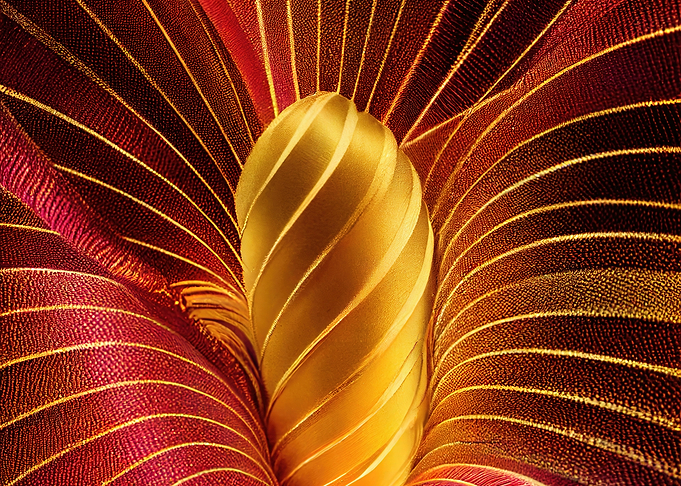 Golden Spiral Abstract