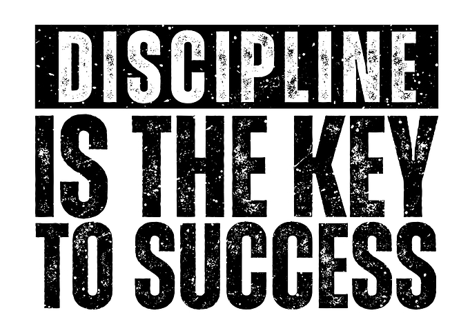 Discipline Key to Success