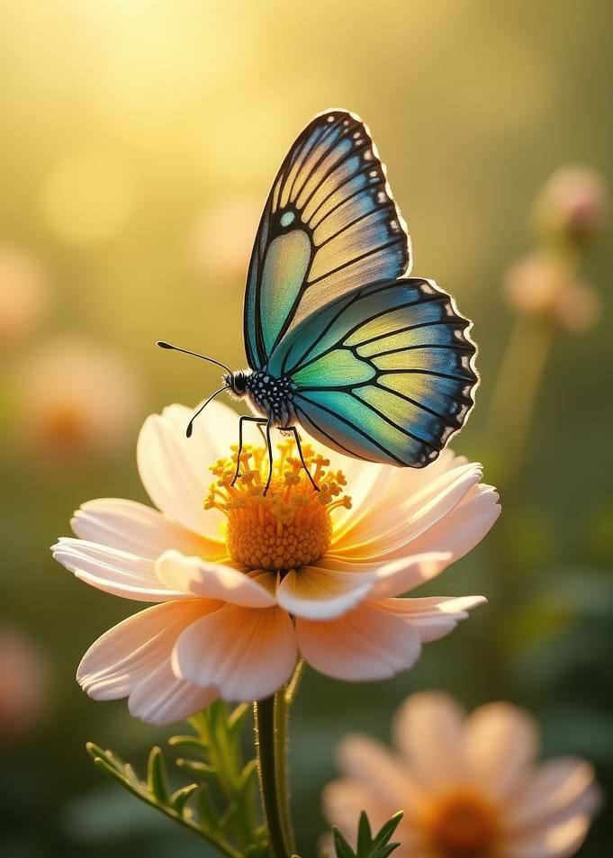 Butterfly on Flower