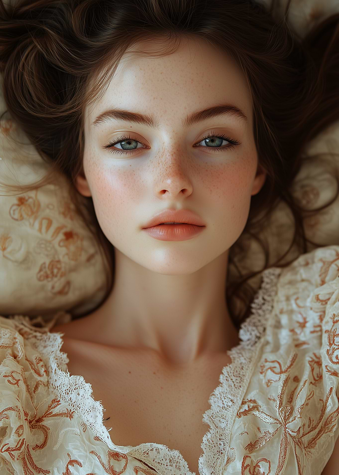 Woman with Freckles