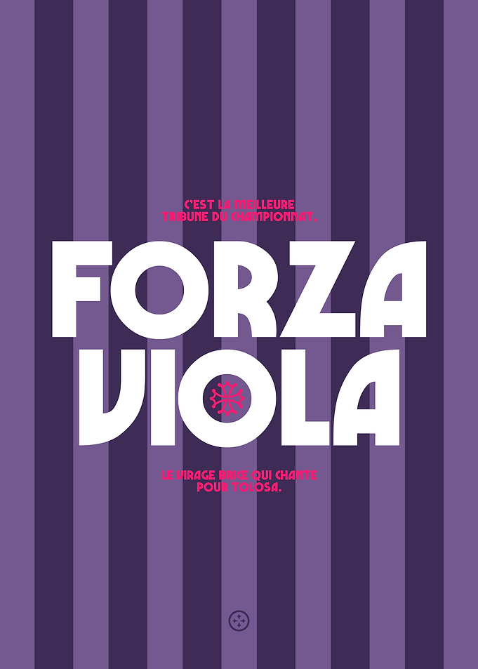 Téfécé Forza Viola Poster