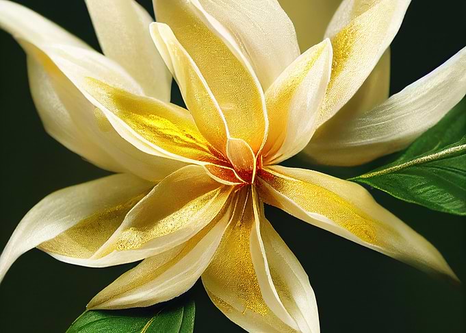 Golden Flower Close-Up