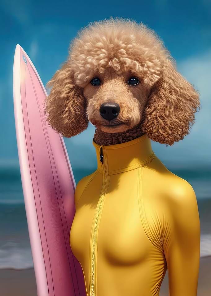 Poodle Surfer