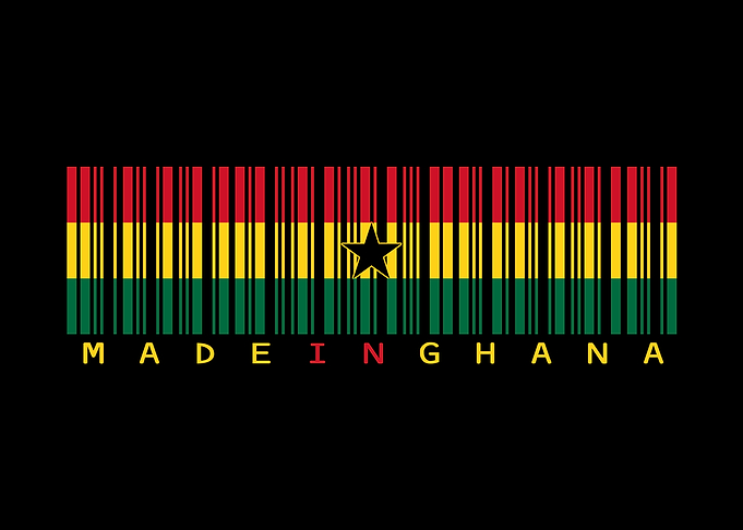 Ghana Flag Barcode