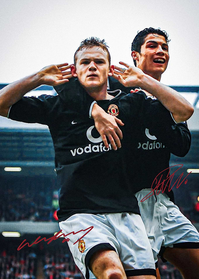 Wayne Rooney And Cristiano Ronaldo