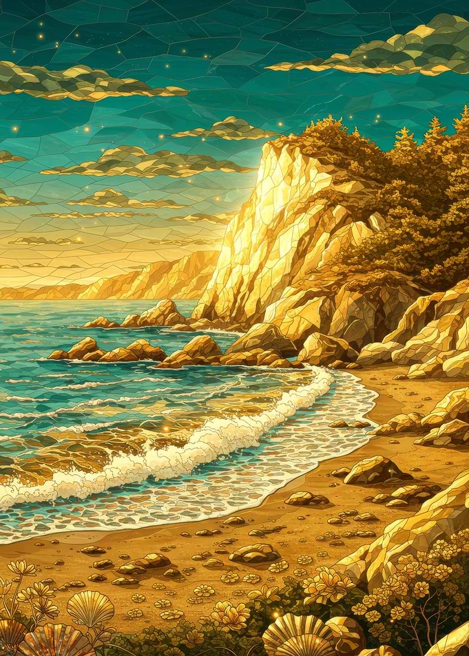 Golden Coast Sunset
