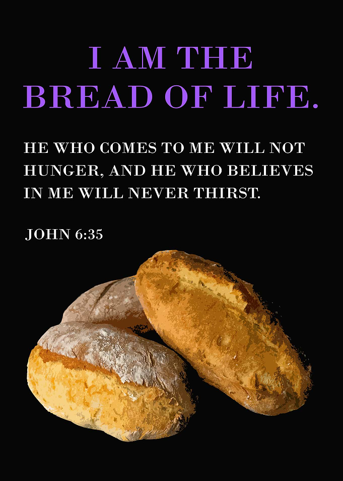 John 6:35 Bible Verse Jesus Christ Christian