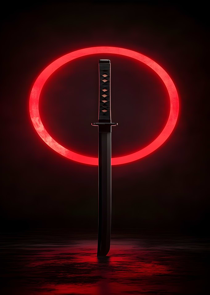 Katana with Red Ring