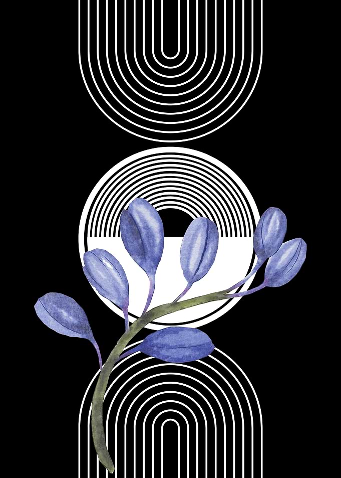 Floral Abstract Art