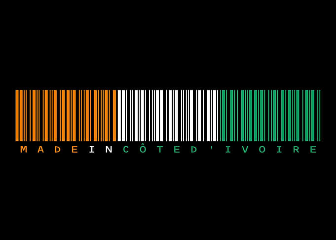 Made in Côte d'Ivoire Barcode