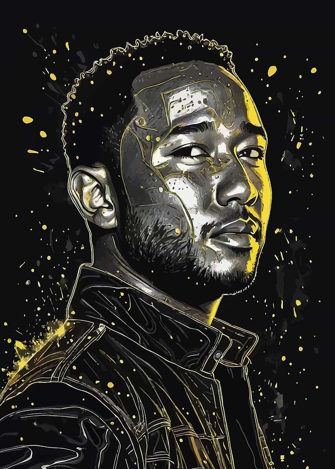 John Legend Digital Art