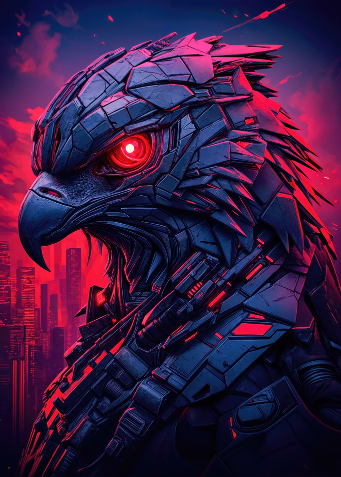 Robotic Eagle Art