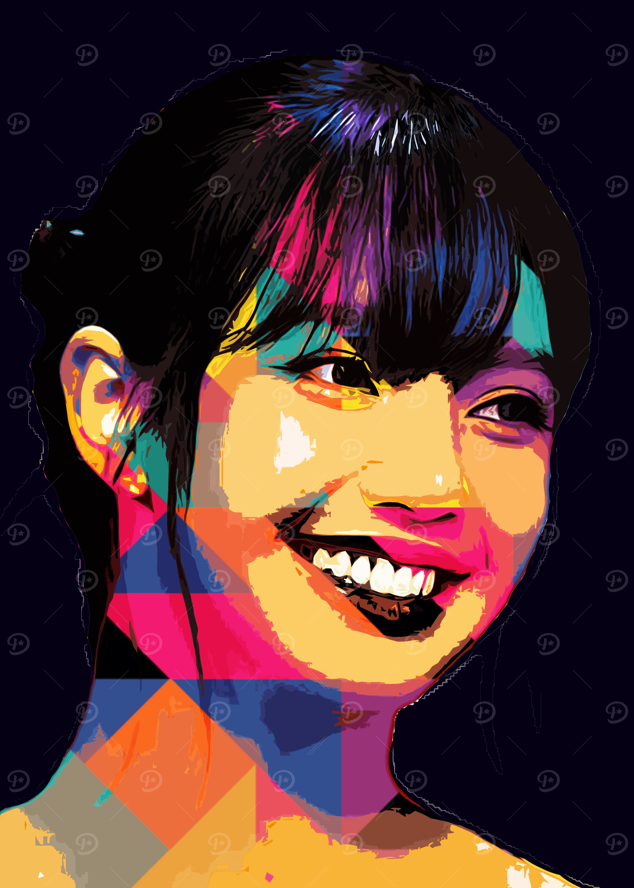 Lisa Blackpink Pop Art