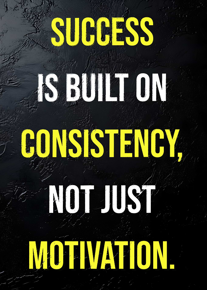 Success Consistency Motivation Quote