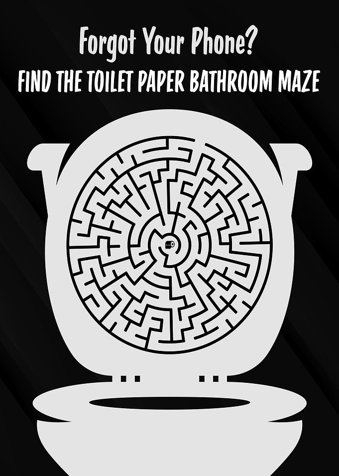 Bathroom Maze Game