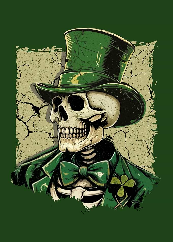 Irish Skull Saint