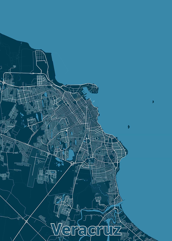 Veracruz City Map