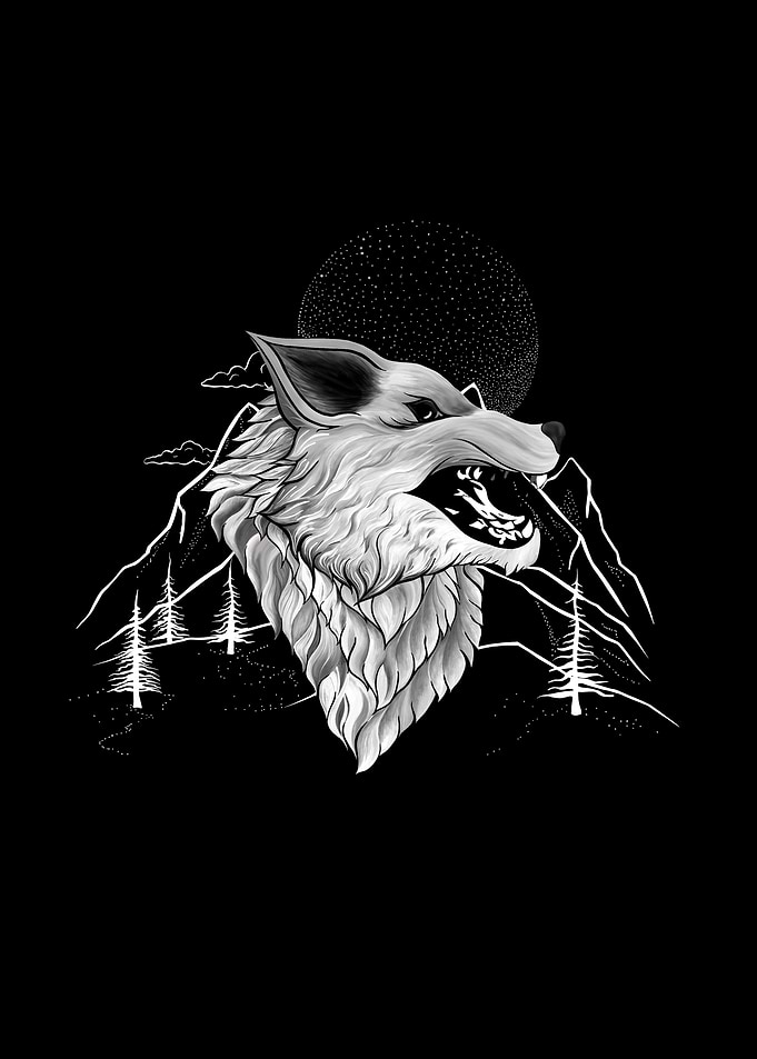 Wolf Mountain Moon