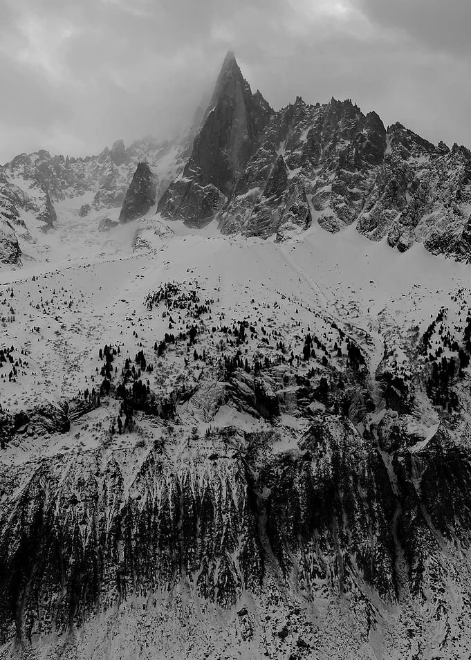 Snowy Mountain Peak