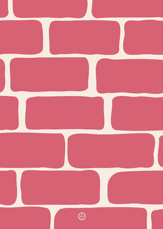 Pink Brick Wall Toulouse
