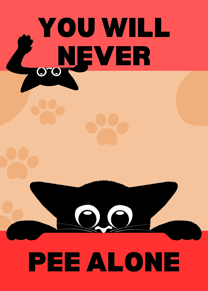 Cat Pee Alone