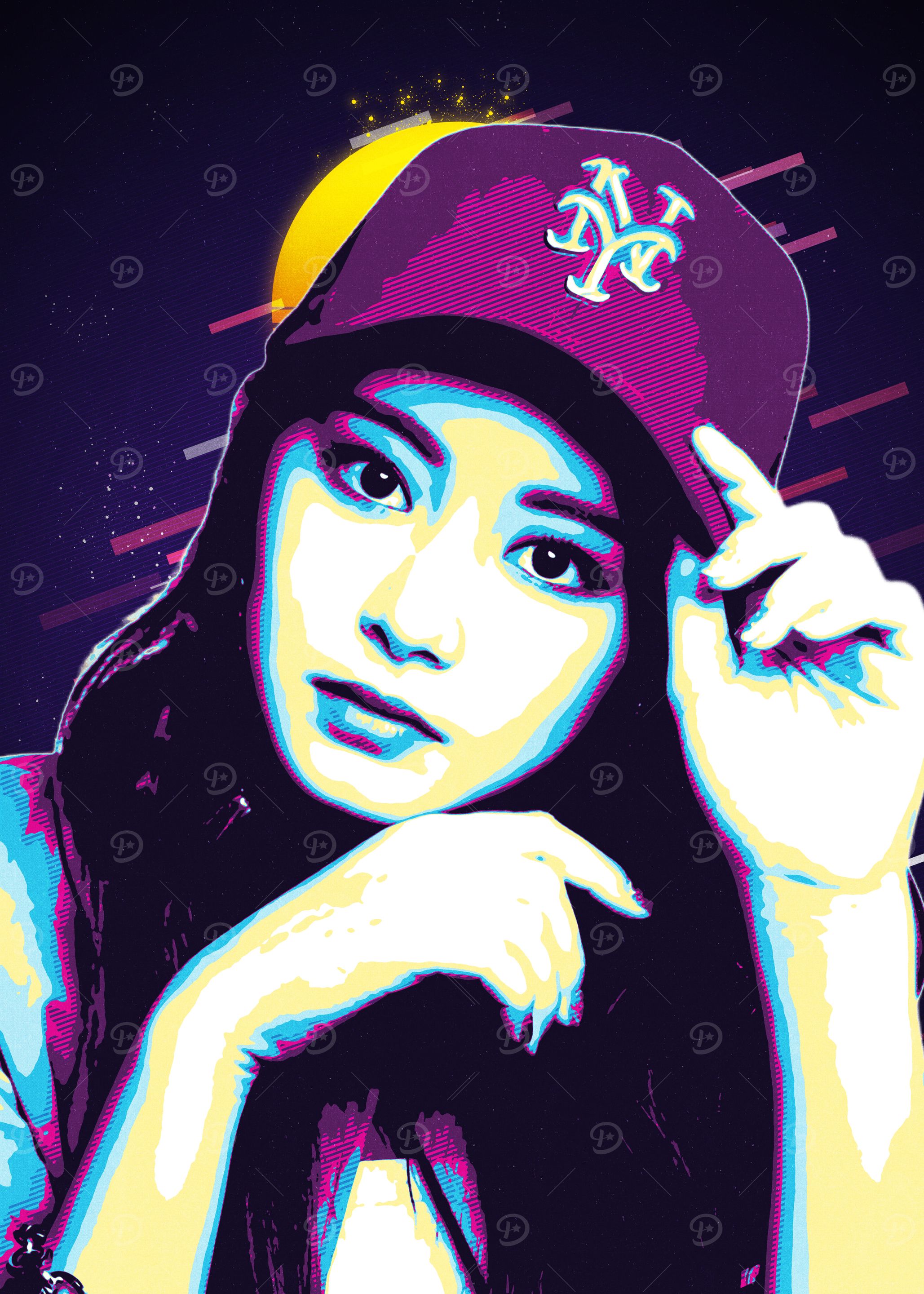 Bolbbalgan4 Pop Art Portrait