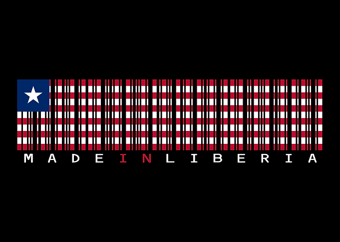 Liberia Barcode Flag