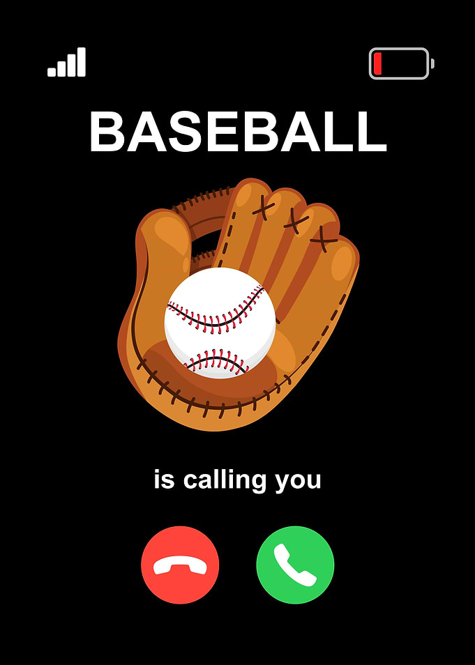Baseball Calling Phone