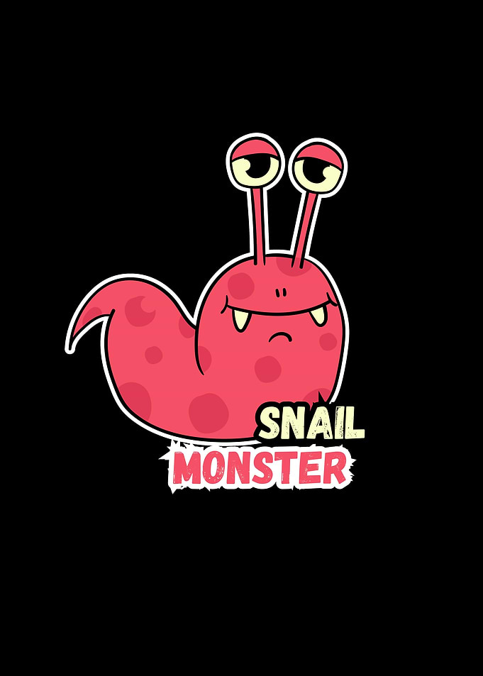 Snail Monster Cartoon