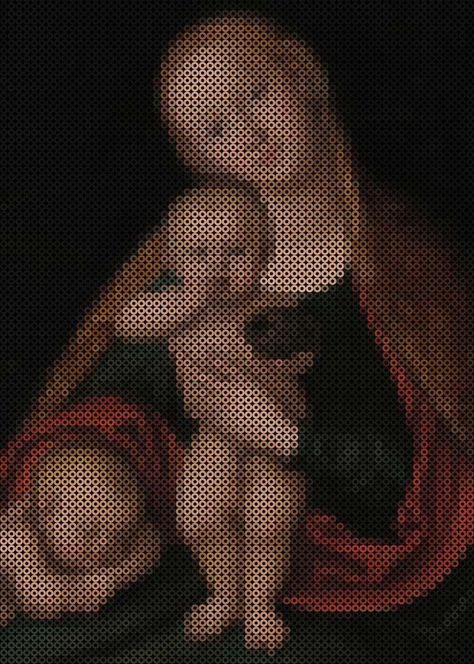 The Virgin and Child with infant Saint John the Baptist sleeping