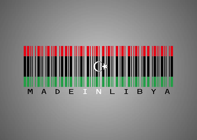Libya Barcode Flag