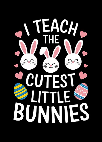 Funny Teacher Easter Bunny