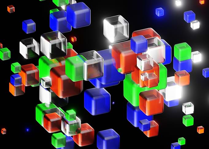 Abstract 3D Cubes