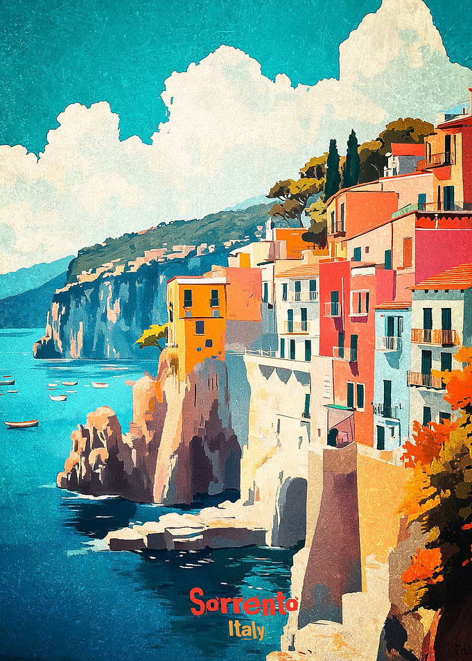 Sorrento Italy Art Poster