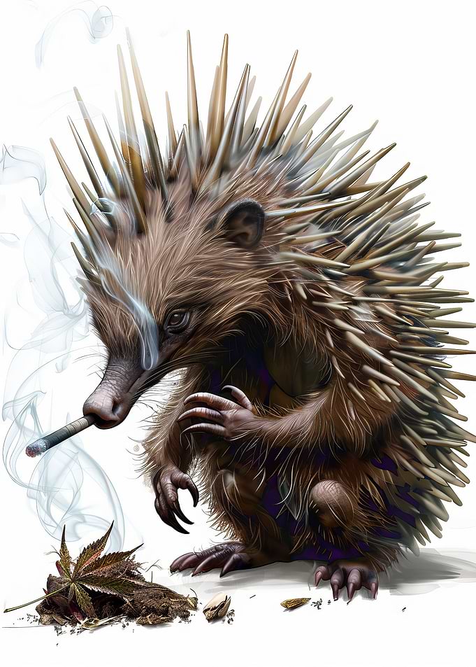 Echidna Smoking