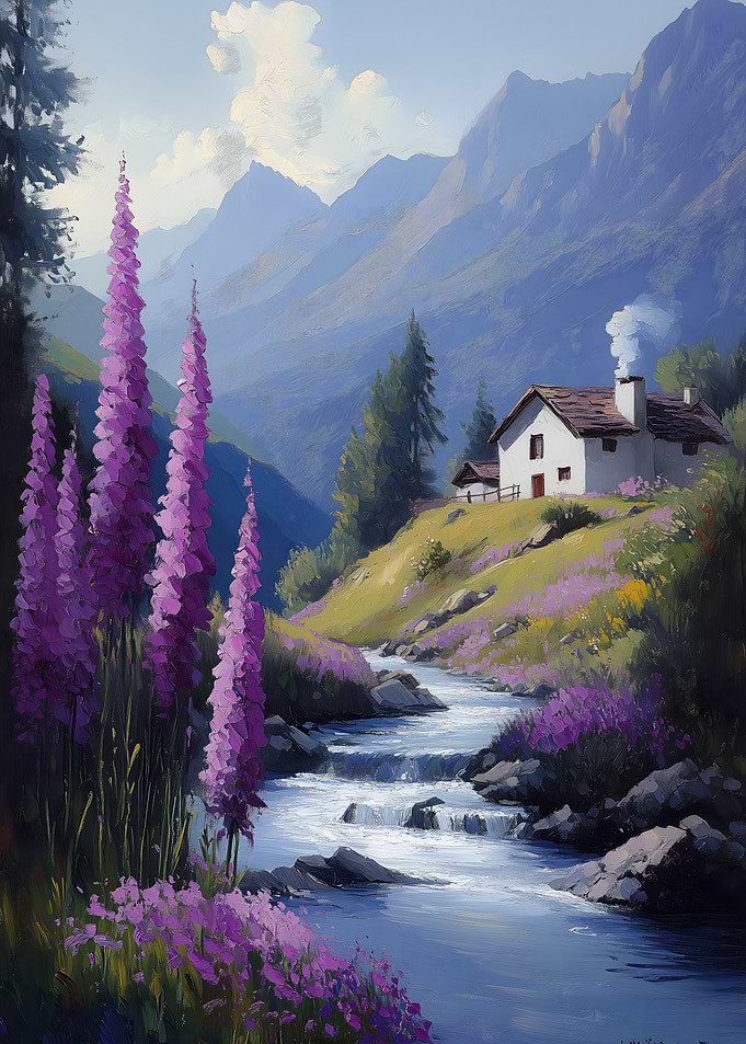 Mountain Lavendel Stream