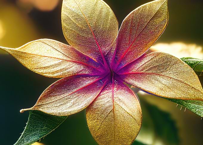 Golden Flower Close-up