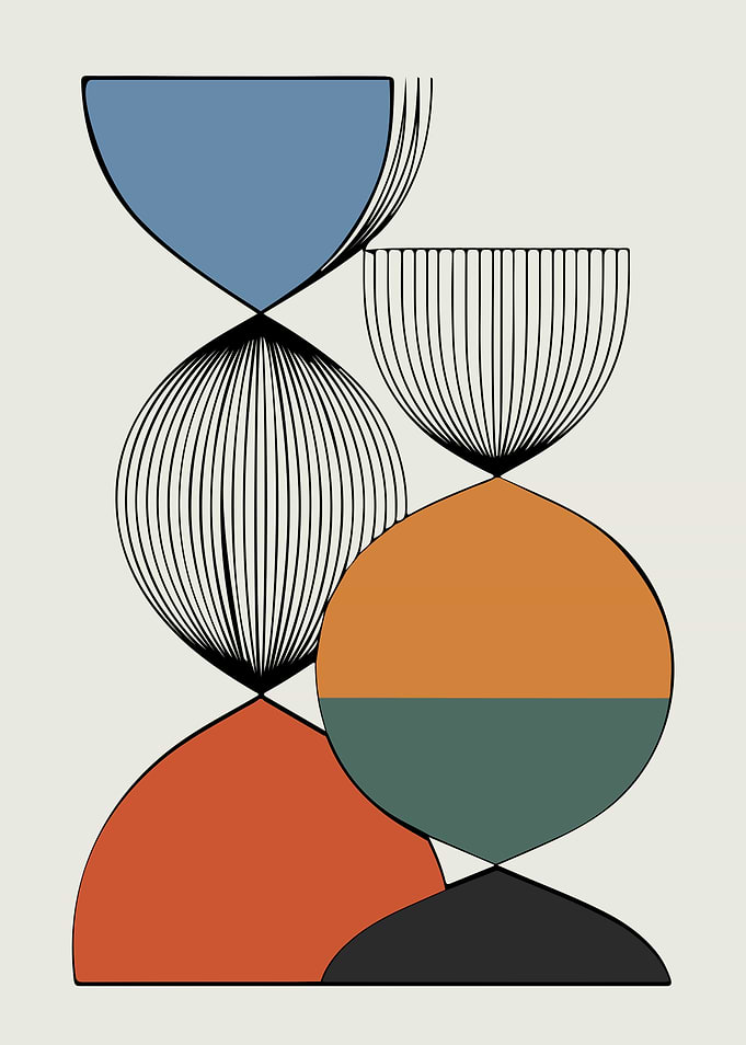 Modern Abstract Geometric Balance