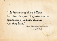W.B. Yeats Quote