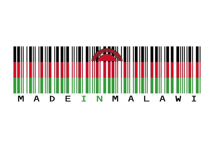 Malawi Flag Barcode