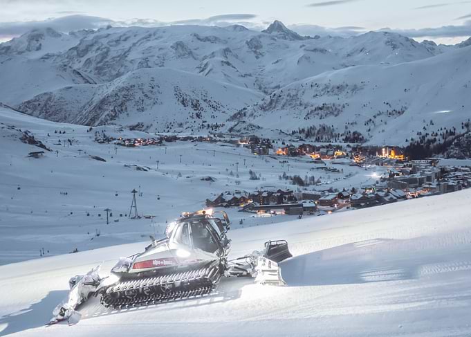 Snowcat in Mountain Village