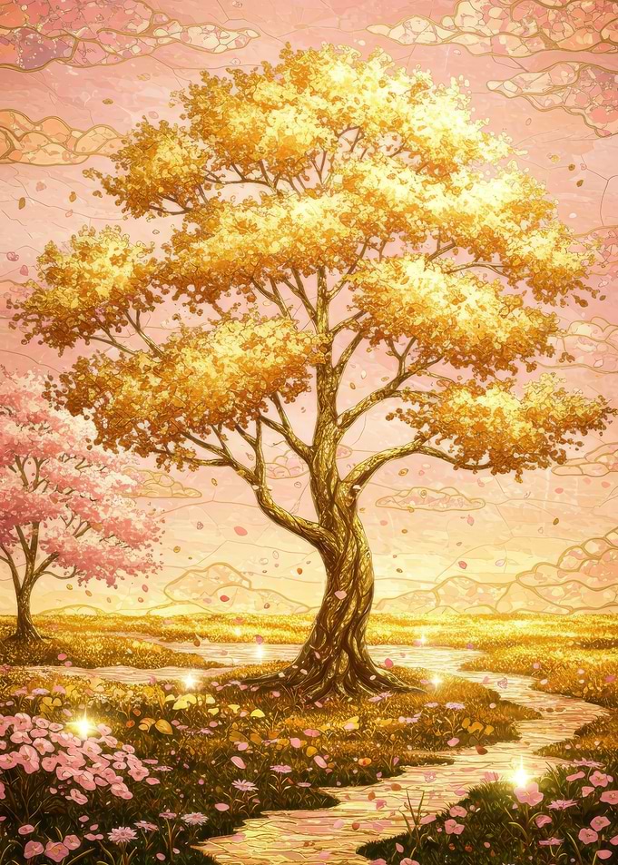 Golden Tree Sakura Garden