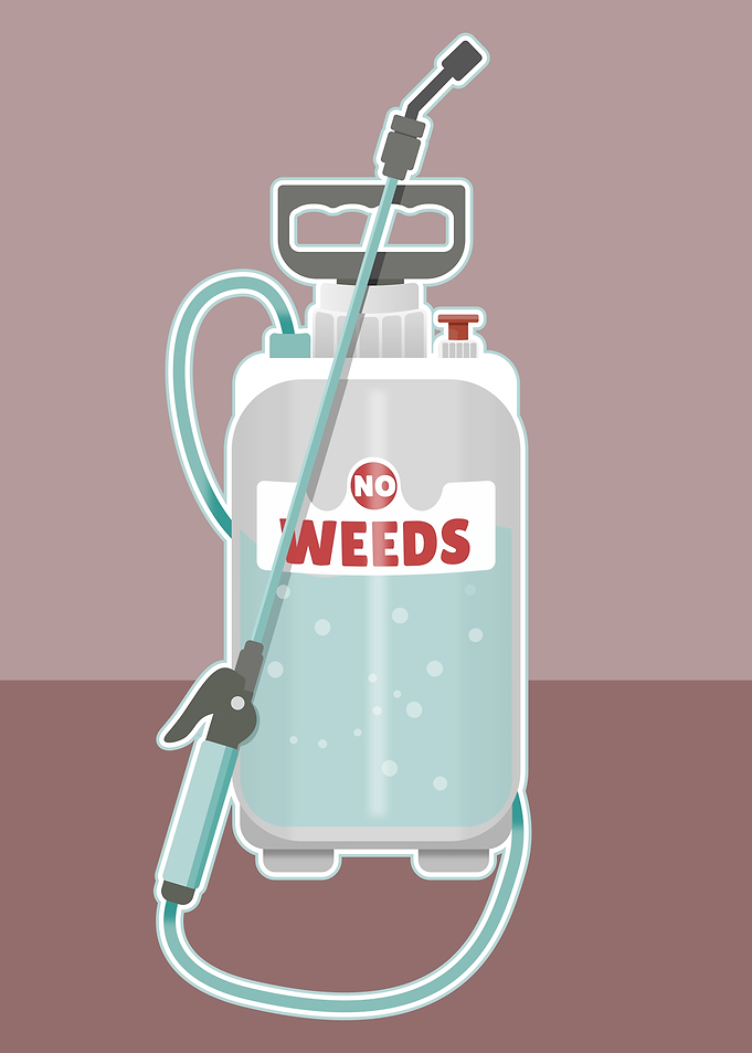 Weed Sprayer Illustration