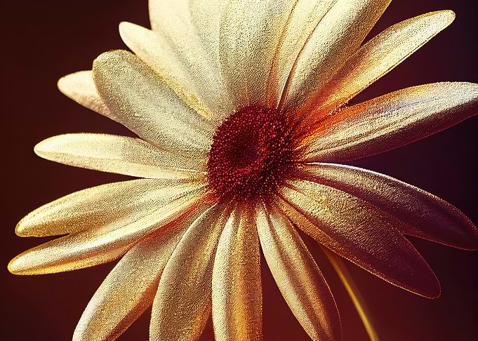 Golden Daisy Close-Up